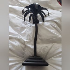 Metal Palm Tree candle holder